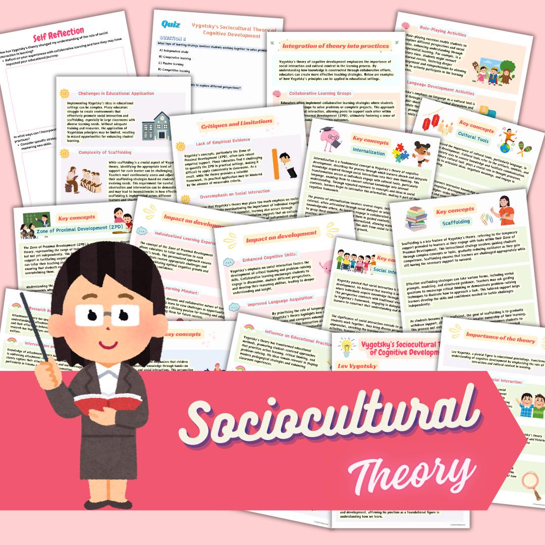 Lev Vygotsky's Sociocultural Theory of Cognitive Development and Its ...