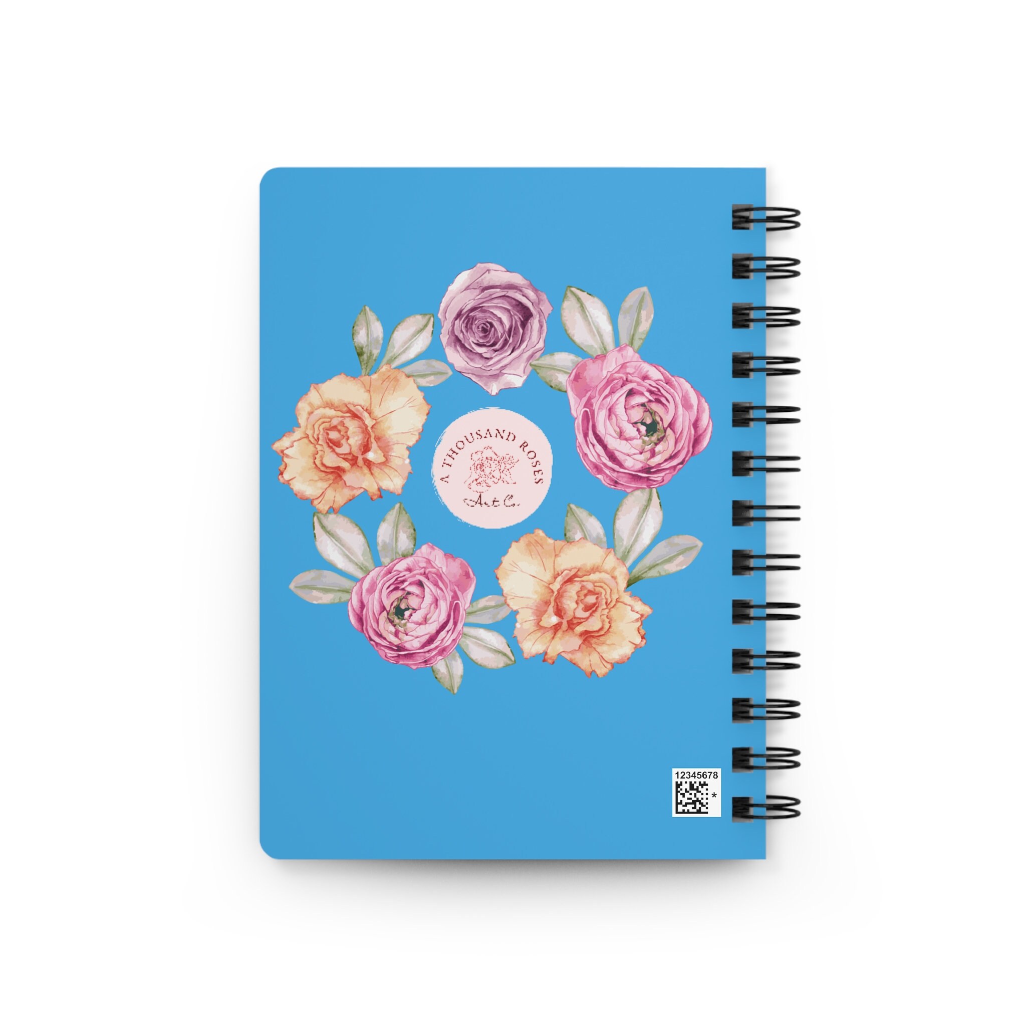 June Birth Flower Journal, Personalized Rose Journal, Rose Art Journal