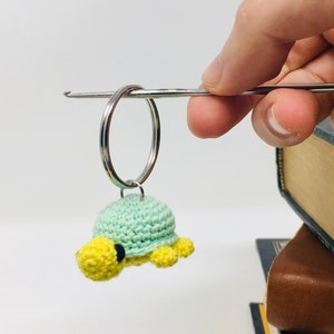 Turtle Mini Crocheted Key Chain
