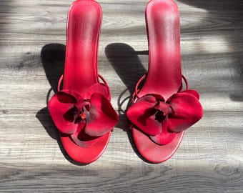 Lucia Burgund Orchidee Sandale