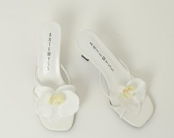 Artemis White Orchid Sandal