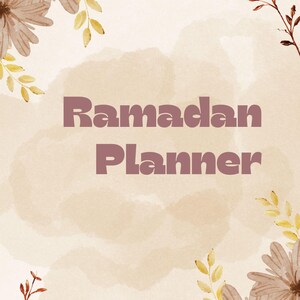 Ramadan Planner