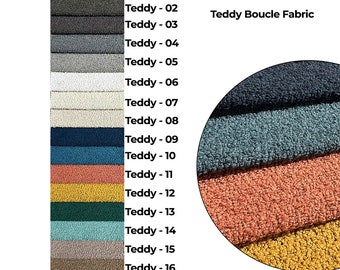 Order Fabric and Wood Samples - Boucle - Leather - Linen - Velvet - Wooden Samples - Fabric Color Swatches