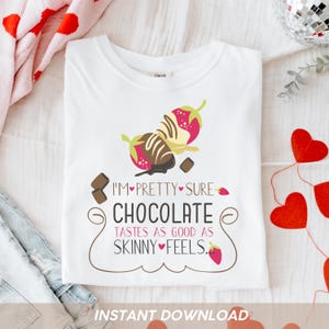 Funny Chocolate Quote PNG | Chocolate Lover Digital Design | Chocolate-Themed Sublimation File | Printable Wall Art | Instant Download