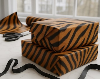 Carta da regalo Tiger Stripe: carta da regalo ecologica ispirata alla giungla
