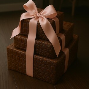 Carta da regalo con stampa coccodrillo: rotolo di carta Luxe da 90 g/m² immagine 6
