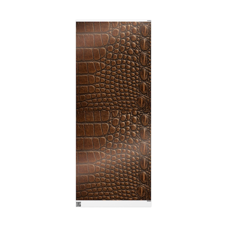 Carta da regalo con stampa coccodrillo: rotolo di carta Luxe da 90 g/m² immagine 4