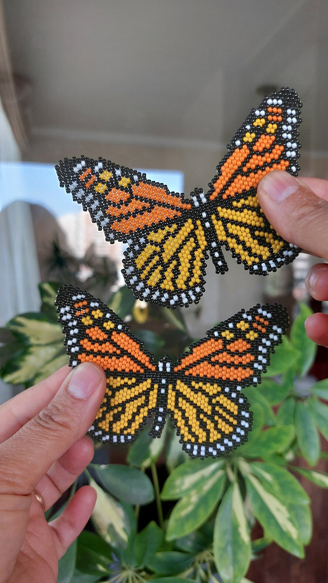 Flawless Handmade Butterfly Beaded Earrings For Women & Girls