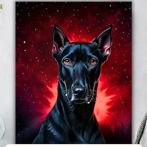 Star Wars Art From Photo Star Wars Themed Custom Pet Portrait Pop Art Custom Dog Portrait Funny Dog Lover Gift Star Wars Dog Portrait WPAP