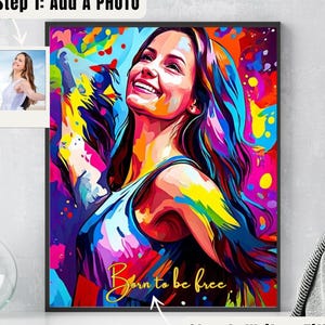 Niestandardowy Pop Art, przekształć swoje zdjęcie w niestandardowy portret Pop Art Spersonalizowane portrety POPART WPAP Urodziny Para Rodzina Rysunek ślubny