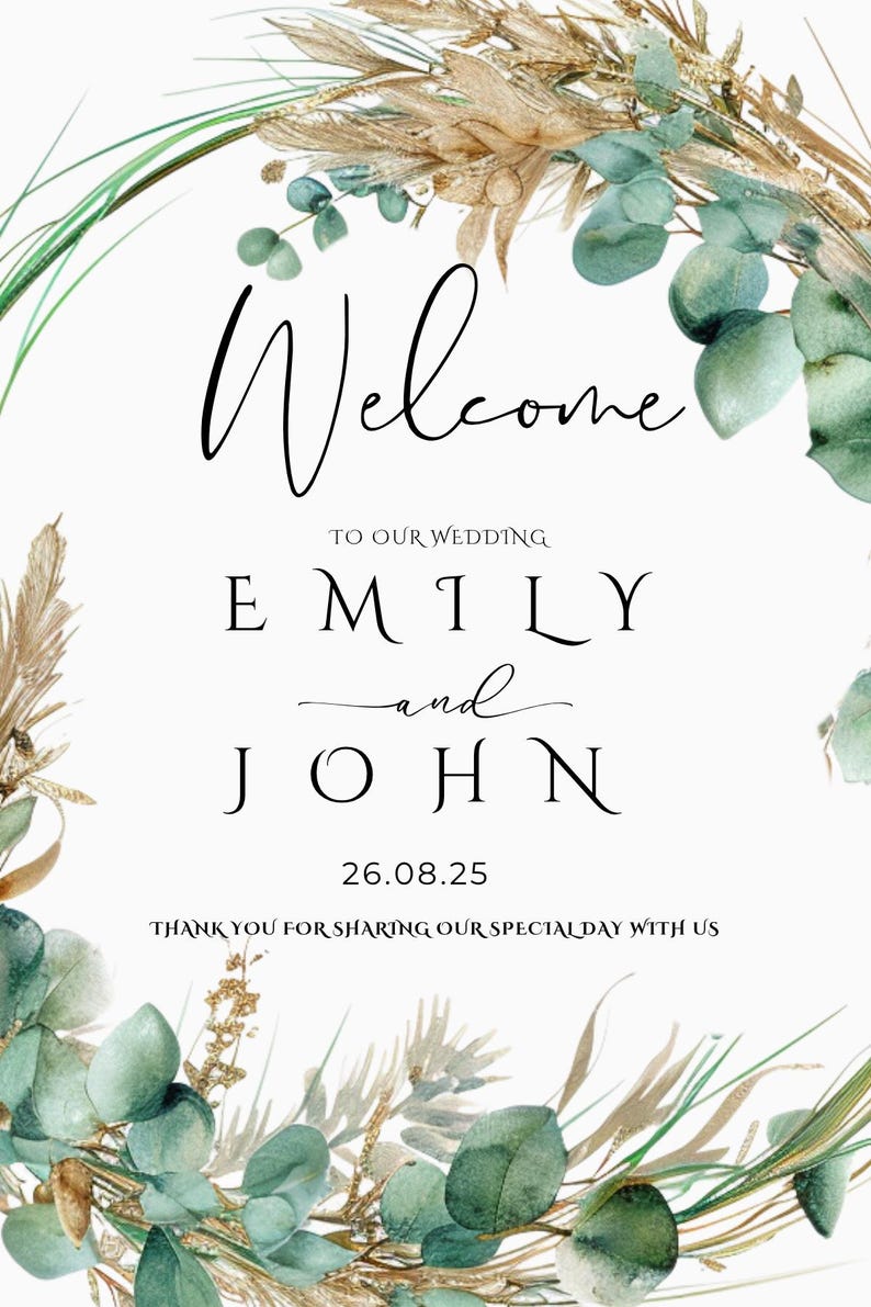 Watercolor Eucalyptus Wreath: Floral Frame SVG, PNG (Digital Download) image 10