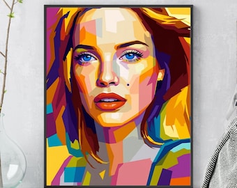 Aangepast WPAP-portret van foto | Gedurfde geometrische pop-artstijl | 83 stijlen