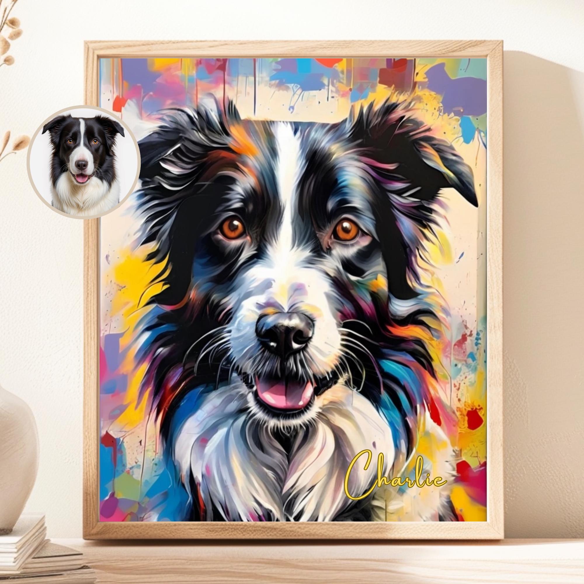 ☆新品☆ 1点物 犬の置物 グラフィティアート ストリートアート