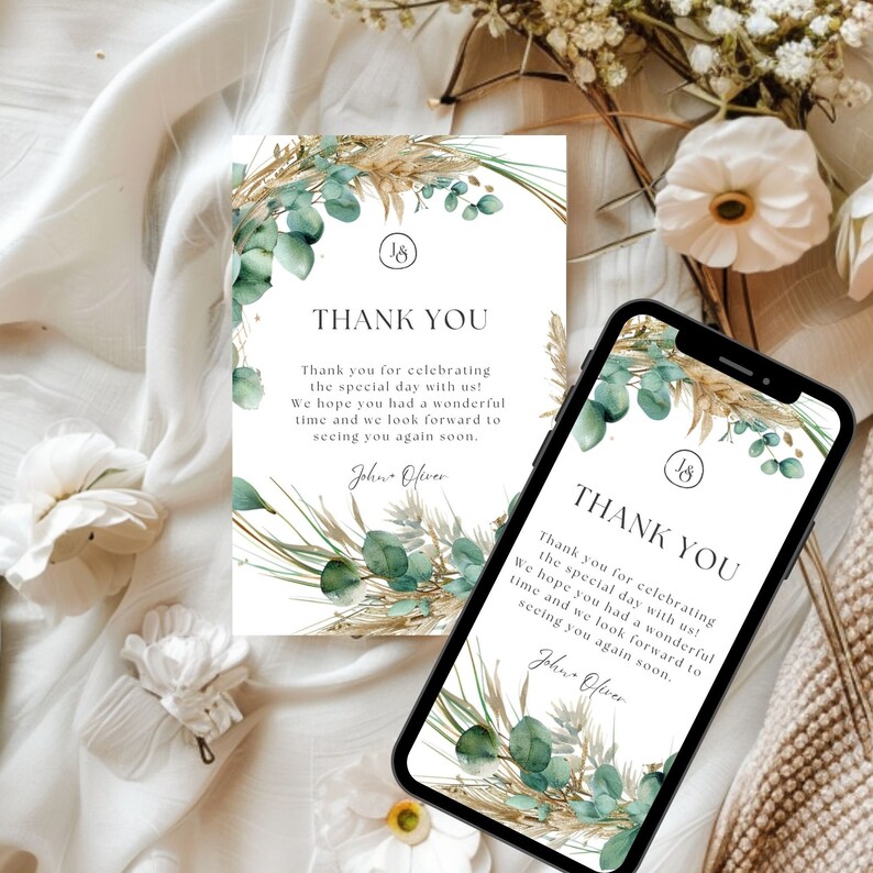 Watercolor Eucalyptus Wreath: Floral Frame SVG, PNG (Digital Download) image 2