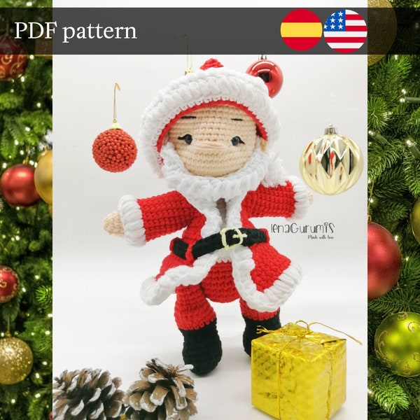 Santa baby - Papá noel bebé - crochet pdf pattern