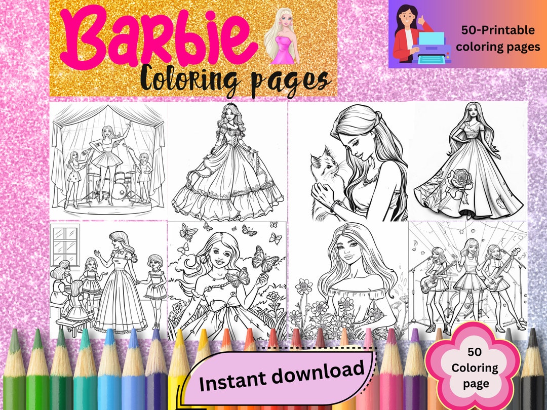 Barbie Colouring Page,barbie Coloring Pages,printable Coloring Sheets ...