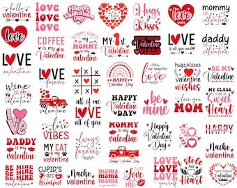 メガバレンタインデーSVGバンドル、バレンタインシャツSVG、Be Mine SVG、バレンタインギフトSVG、バレンタイン、バレンタインバイブス、ラブSVG、Be Mine SVG