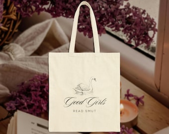 Good Girls Read Smut Bag, Readers Merch, Book Bag, Smut Book Reader, Bookish Gifts, Booktok Merch, Book Club Gifts, Spicy Gifts, Adult Humor