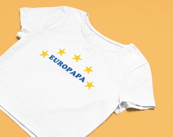 Joost Klein for Eurovision 2024 Europapa Baby Tee, Y2K Clothing,Trendy Y2k Crop Top Baby Tee, Funny Crop Top, Songfestival Nederland