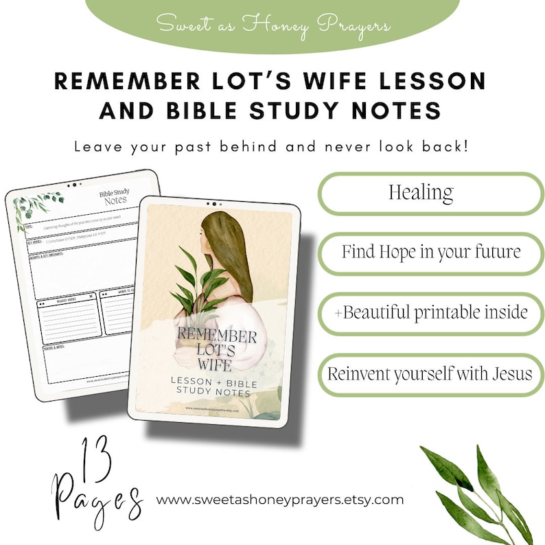 Remember Lot's Wife the Bible Lesson Study Notes Biblical Womanhood