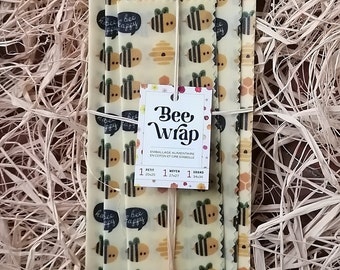 Lot de 3 beewraps