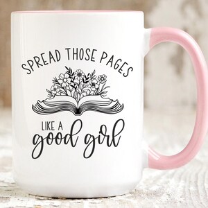 Gift for Smut Reader, Spicy Reader Gift, Custom Reading Spicy Book Mug, Spicy Book Lover Mug, Funny Smut Reader Gift, Dirty Book Lover Gift