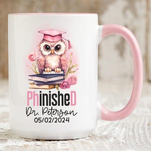 Phd Mug,Phd Graduation Gift,Phinished Mug,Doctor Gift,Gift For Phd,Phd Gifts,Graduation Gift,New Doctor Mug,Phd Student Gift,Doctorate Mug