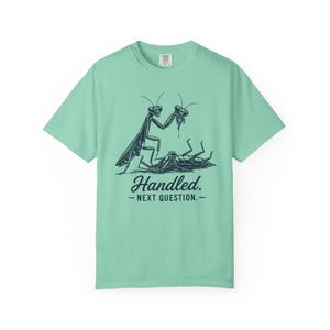 Funny Sarcastic Shirt, Dark Humor Tee, Sassy Women's Shirt, Dry Humor Gift, Praying Mantis Shirt, Funny Insect Tee, Attitude Humor Gift image 10