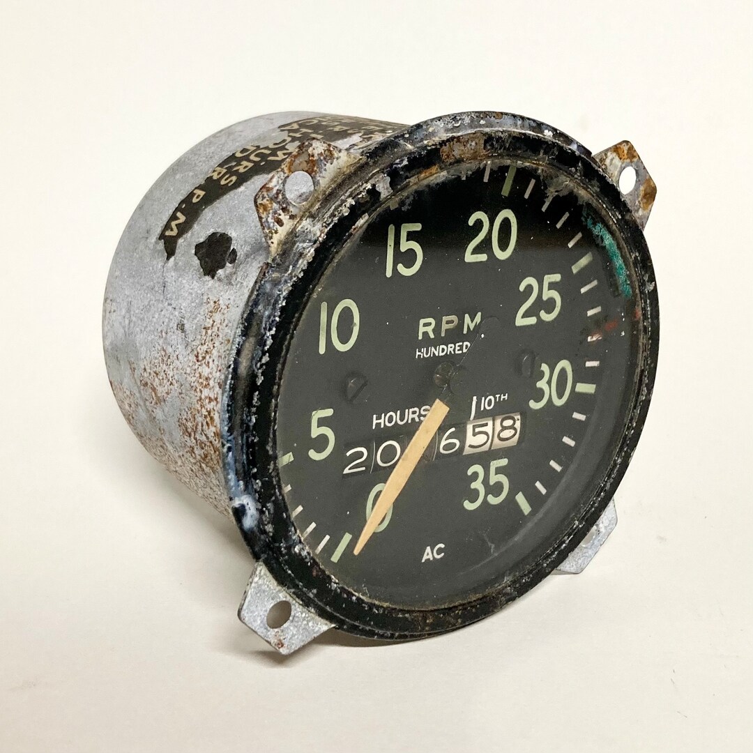Ac Tachometer WWII Era AC Mechanical Tachometer - Etsy