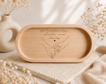 Personalized Best Friend Gift | Wooden Friendship Gift | Beechwood Serving Tray | Gift for Girlfriend | True Friendship