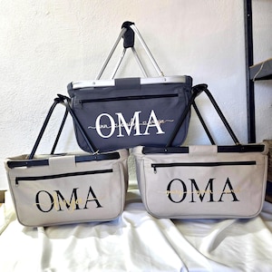 Geschenk Muttertag Personalisierter Einkaufskorb Mom Dad Granny Personalisiertes Geschenk Muttertag Geschenk Vatertag  Geschenkekorb Mama