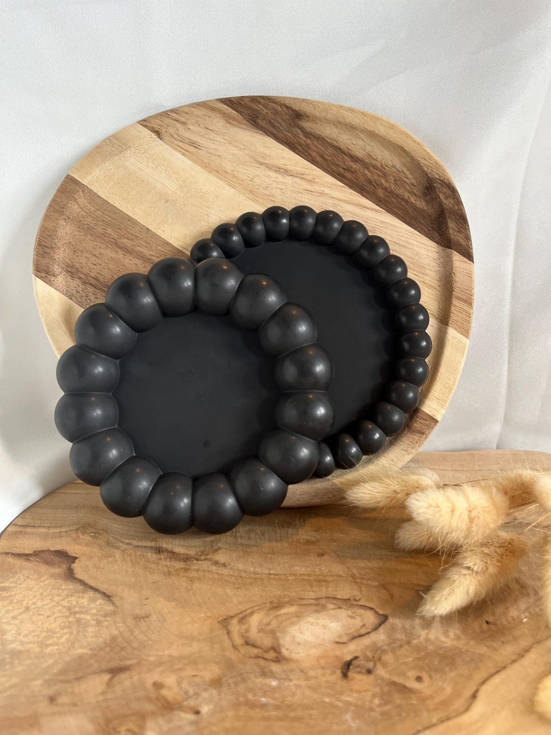 Tray Made of Black Casting Compound Sealed With Wax. Storage for ...