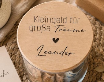 Personalized Money Jar for Confirmation Gift - Small Change for Big Dreams | Confirmation Gift for Girls and Boys | Money Jar