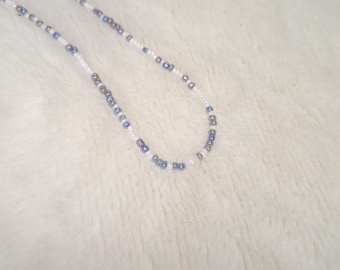 Maansteen parelketting, edelsteenketting