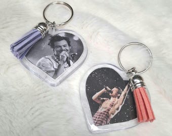 Harry Styles Keychain, TPWK, Treat People with Kindness Keychain, Merch, Harry Styles Merch, Harry Picture