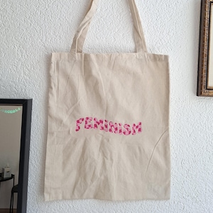 Feminism jute bag, feminism tote bag, bag, shopping bag
