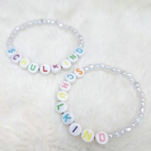 Schoolchild bracelet, back to school, school enrollment bracelet, children&#39;s bracelet