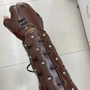 Leather Samurai Bracers