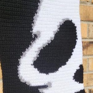 Ghost Face Crochet Wall Hanging Tapestry Pattern (PATTERN ONLY) image 3