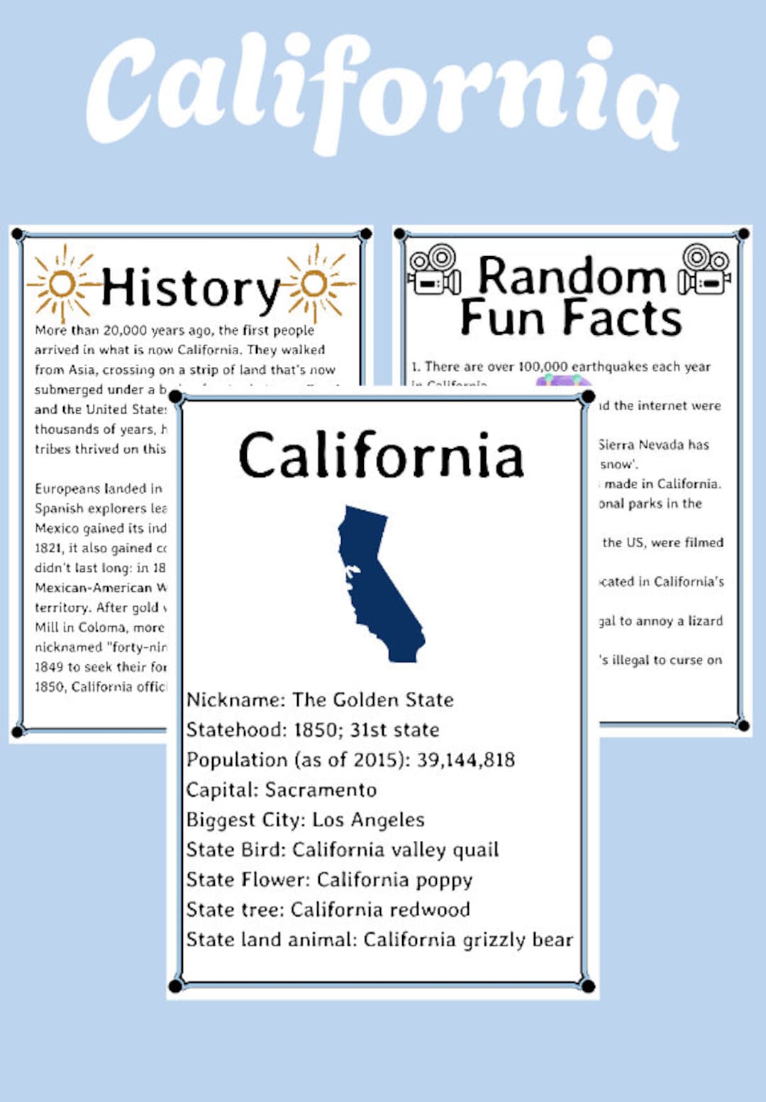 California Family Trip Games Family Vacation Road Trip Travel Games