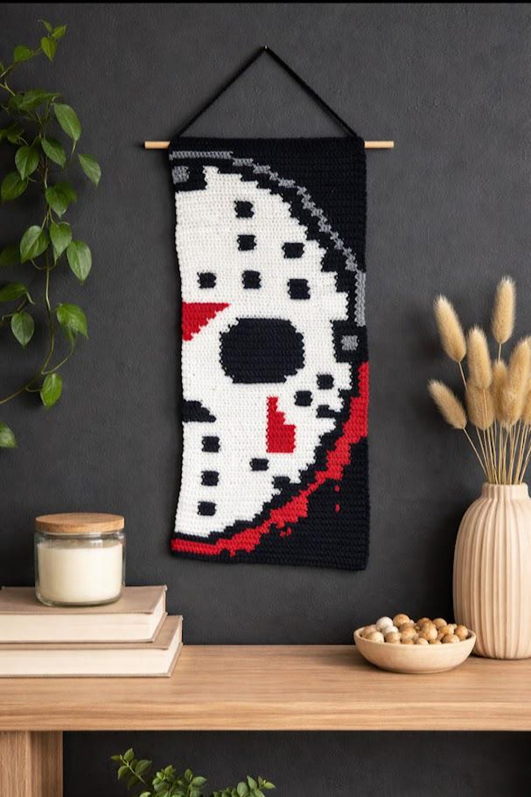 Jason Repeating Pattern Jason Crochet Tapestry Wall Hanging Pattern (PATTERN ONLY) - Etsy