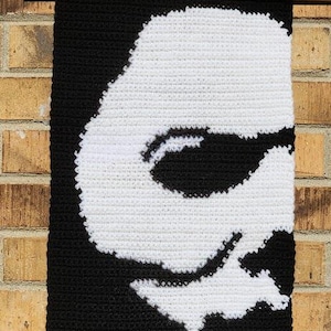 Crochet Michael Myers Tapestry/Wall Hanging Pattern (PATTERN ONLY)