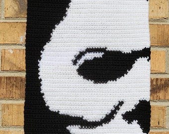 Crochet Michael Myers Tapestry/Wall Hanging Pattern (PATTERN ONLY)
