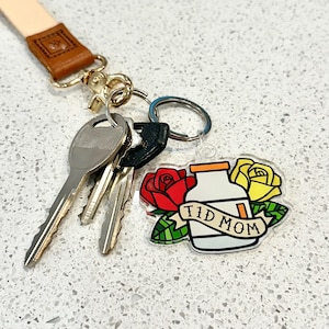 T1D Mom Keychain, Type One Diabetes