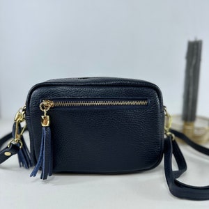 Sac à bandoulière en cuir de vachette