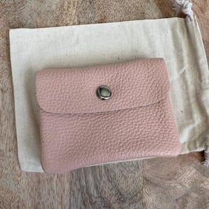Porte-monnaie en cuir de vachette