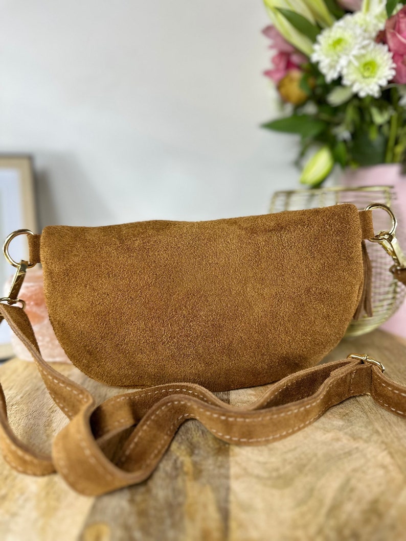 Suede cowhide belt bag image 5