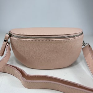 Cowhide leather fanny pack