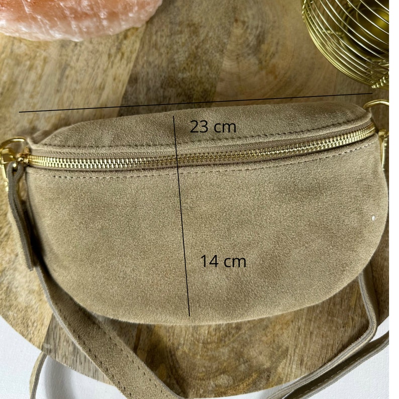 Suede cowhide belt bag image 8