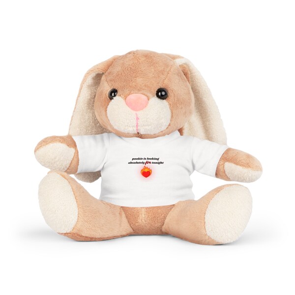 Funny Pookie Bunny for Boyfriend/Girlfriend, Couple Gift, Gift for Girlfriend, Boyfriend, Pookie, Anniversary Gift, Stuffed Animal Gift